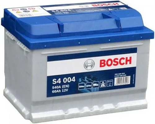 Фото Аккумулятор BOSCH S4 60 Ач, 540 А, 12 v, Обратная R+ (0), DIN LB2, B13