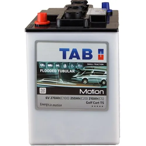 Аккумулятор TAB Motion Tubular EFB 210 A/H (C5) 250 A/H (C20) Ач, 6 v, Обратная R+ (0) фото