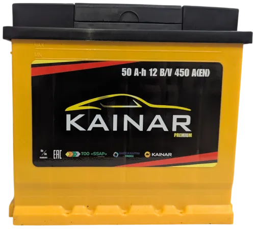 Фото Аккумулятор KAINAR Premium 50 Ач, 450 А, 12 v, Обратная R+ (0), DIN L1, B13