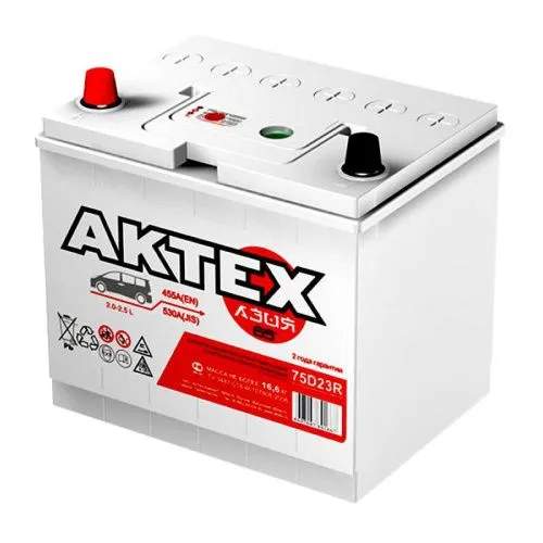 Аккумулятор AKTEX 75 R+