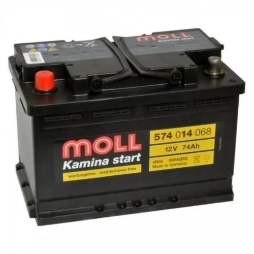 Аккумулятор MOLL 74 L+