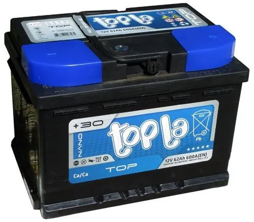 Аккумулятор TOPLA TOP 62 R+