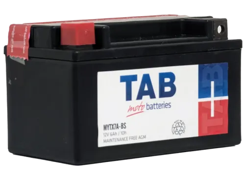 Аккумулятор TAB YTX7A-BS 6 Ач, 85 А, 12 v, Прямая L+ (1) фото