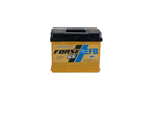 Фото Аккумулятор FORSE EFB 65 Ач, 660 А, 12 v, Обратная R+ (0), DIN L2, B13