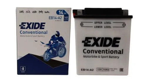Аккумулятор EXIDE EB14A-A2 14 Ач, 145 А, 12 v, Прямая L+ (1) фото