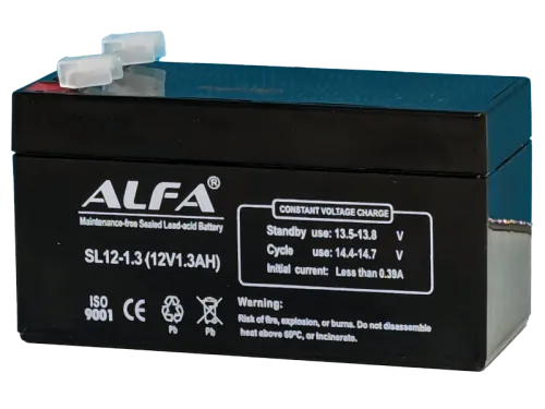 Аккумулятор ALFA UPS AGM 1.3 Ач, 12 v, Обратная R+ (0) фото
