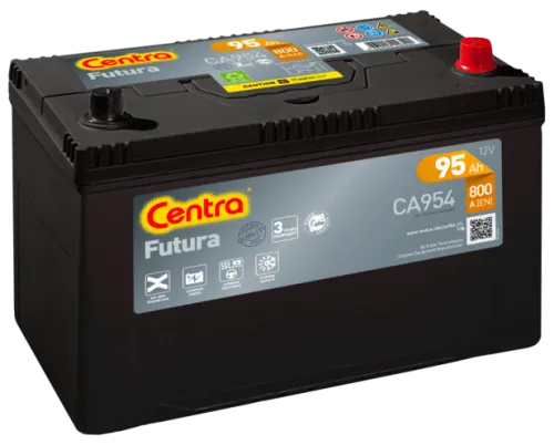 Фото Аккумулятор CENTRA Futura 95 Ач, 800 А, 12 v, Обратная R+ (0), JIS D31, B13