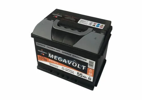 Аккумулятор MEGAVOLT 55 R+