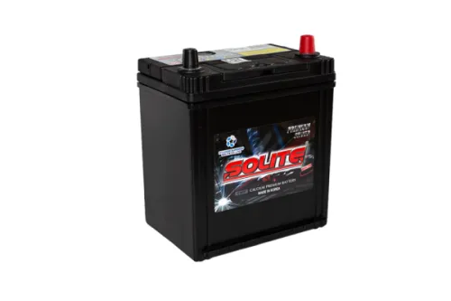 Фото Аккумулятор SOLITE Silver Premium 50 Ач, 410 А, 12 v, Обратная R+ (0), JIS B19, B00
