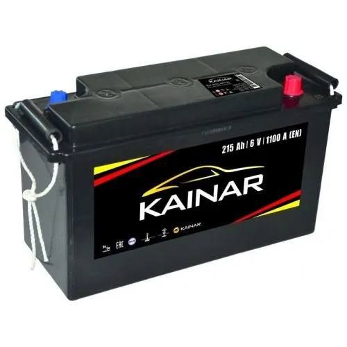 Аккумулятор KAINAR 215 Ач, 1100 А, 6 v, Обратная L+ (3) euro, GR31 / 31S, B00 фото