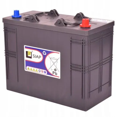 Аккумулятор SIAP 6 AGM 126 Ач, 12 v, Обратная R+ (0) фото