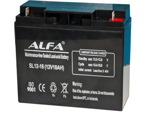 Аккумулятор ALFA UPS AGM 18 Ач, 12 v, Обратная R+ (0) фото
