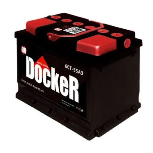 Аккумулятор DOCKER 55 L+
