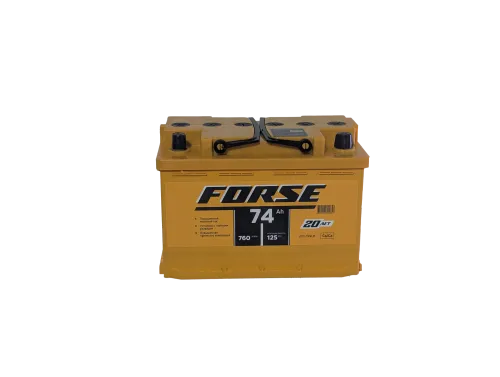 Фото Аккумулятор FORSE 74 Ач, 760 А, 12 v, Обратная R+ (0), DIN L3, B13