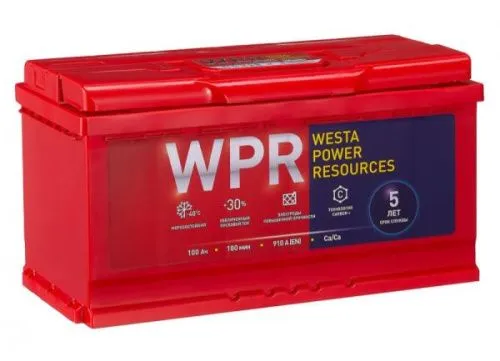 Фото Аккумулятор WPR 100 Ач, 910 А, 12 v, Обратная R+ (0), DIN L5, B13