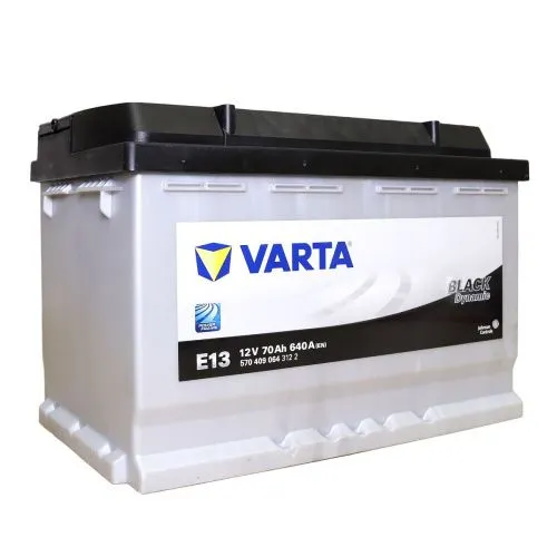 Аккумулятор VARTA BLACK DYNAMIC E13 570 409 064 70 R+