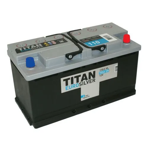 Аккумулятор TITAN EURO 110 R+