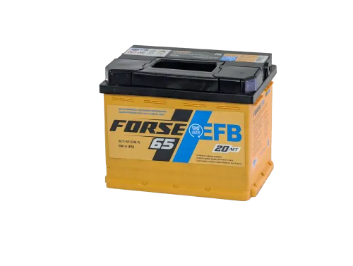 Фото Аккумулятор FORSE EFB 65 Ач, 660 А, 12 v, Обратная R+ (0), DIN L2, B13