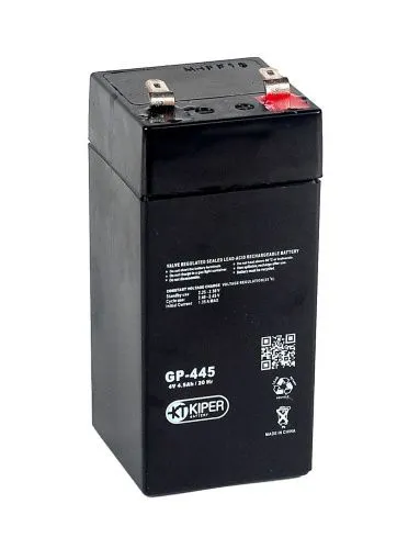 Аккумулятор KIPER AGM 4.5 Ач, 4 v, Обратная R+ (0) фото