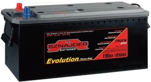 Аккумулятор SZNAJDER Truck Freeway HD Evolution 190 Ач, 1200 А, 12 v, Обратная L+ (3) euro, D5 (B), B00 фото
