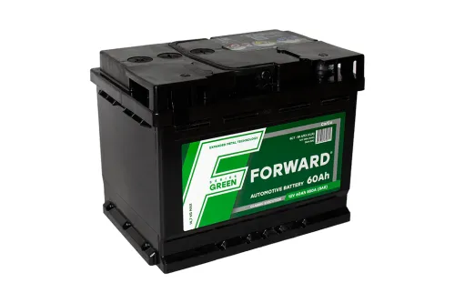 Фото Аккумулятор FORWARD Green 60 Ач, 530 А, 12 v, Обратная R+ (0), DIN L2, B13