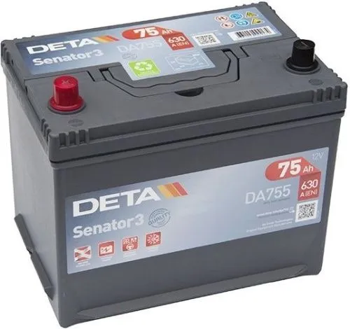 Аккумулятор DETA SENATOR 3 DA755 75 L+