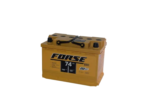 Фото Аккумулятор FORSE 74 Ач, 760 А, 12 v, Обратная R+ (0), DIN L3, B13