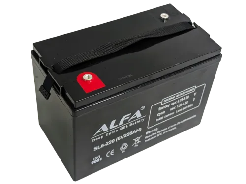 Аккумулятор ALFA Deep Cycle AGM C20 220 Ач, 6 v, Прямая L+ (1) фото
