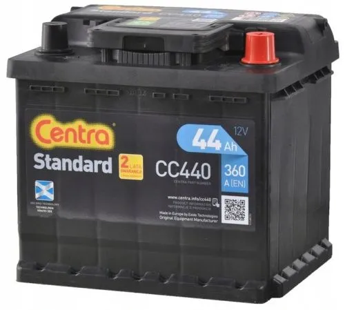 Аккумулятор CENTRA STANDARD CC440 44 R+