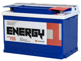 Аккумулятор ENERGY ONE 75 Ач, 700 А, 12 v, Обратная R+ (0), DIN L3, B13