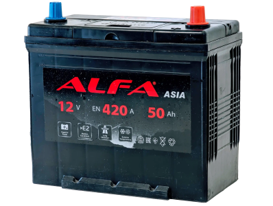 Аккумулятор ALFA Asia 50 R+