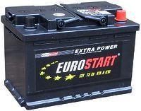 Аккумулятор EUROSTART Extra Power 75 L+