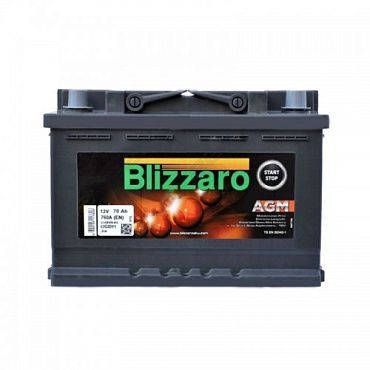 Аккумулятор BLIZZARO AGM START&STOP 70 R+