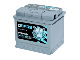 Аккумулятор BARS Premium 50 Ач, 450 А, 12 v, Обратная R+ (0), DIN L1, B13