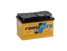 Аккумулятор FORSE EFB 74 Ач низк, 750 А, 12 v, Обратная R+ (0), DIN LB3, B13