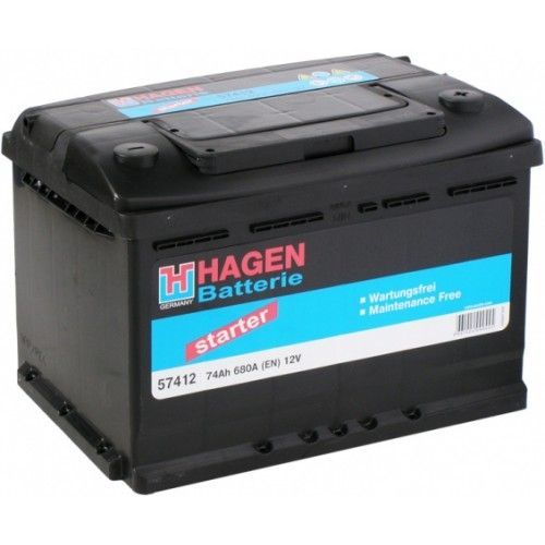 Аккумулятор HAGEN 74 R+