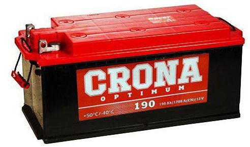 Аккумулятор CRONA 190 (3) евро +/- болт
