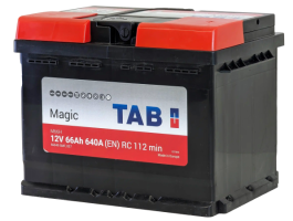 Аккумулятор TAB Magic 66 Ач, 640 А, 12 v, Обратная R+ (0), DIN L2, B13