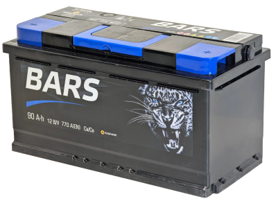 Аккумулятор BARS 90 Ач, 770 А, 12 v, Обратная R+ (0), DIN L5, B13