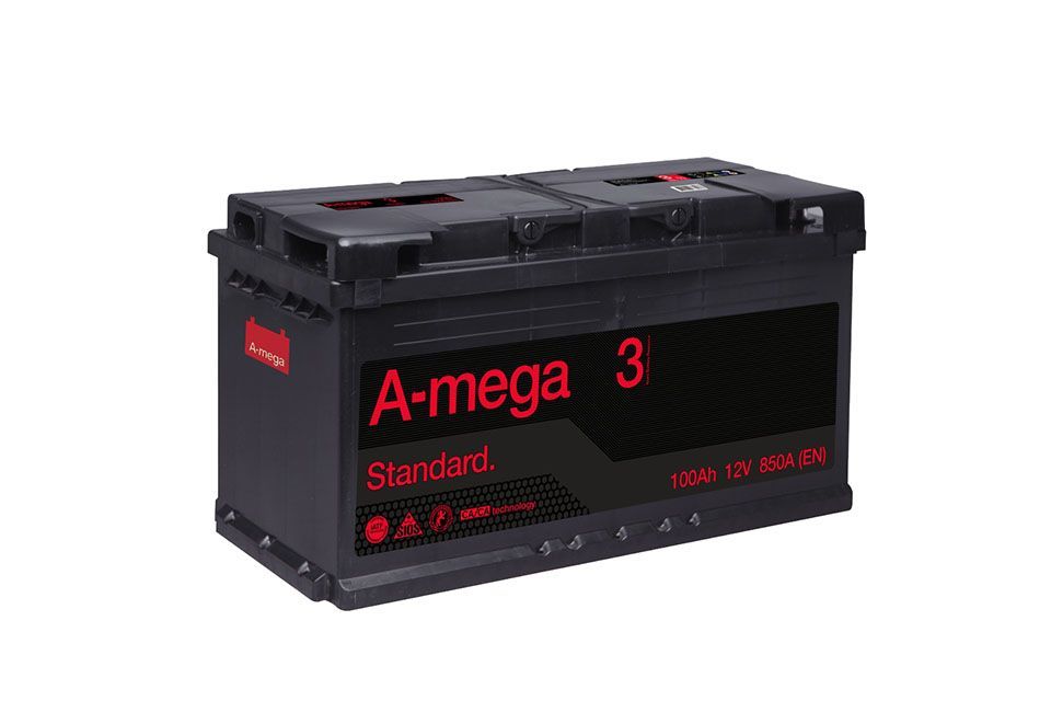Аккумулятор A-mega Standard 100 R+