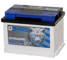 Аккумулятор BARS 60 Ач, 530 А, 12 v, Обратная R+ (0), DIN LB2, B13