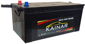 Аккумулятор KAINAR Euro 230 Ач, 1350 А, 12 v, Обратная L+ (3) euro, D6 (C), B00