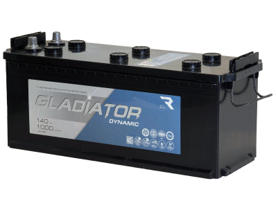 Аккумулятор GLADIATOR Dynamic 12v, 140Ah, 1000A, R+(4) rus, D4, B13