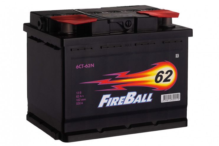 Аккумулятор FIREBALL 62 L+