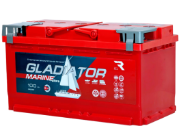 Аккумулятор GLADIATOR Marine 100 Ач, 960 А, 12 v, Обратная R+ (0)