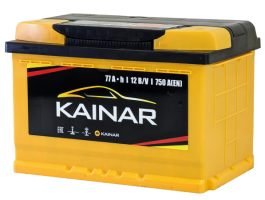 Аккумулятор KAINAR 77 Ач, 750 А, 12 v, Обратная R+ (0), DIN L3, B13