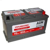 Аккумулятор DYNAMATRIX AGM 95 Ач, 850 А, 12 v, Обратная R+ (0), DIN L5