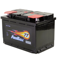 Аккумулятор FIREBALL 77 Ач, 670 А, 12 v, Обратная R+ (0), DIN L3, B13