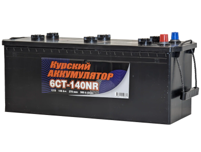 Аккумулятор КУРСКИЙ АККУМУЛЯТОР 140 Ач, 900 А, 12 v, Обратная L+ (3) euro, D4 (A), B00