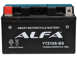 Аккумулятор ALFA YTZ10S-BS AGM 9 Ач, 150 А, 12 v, Прямая L+ (1)